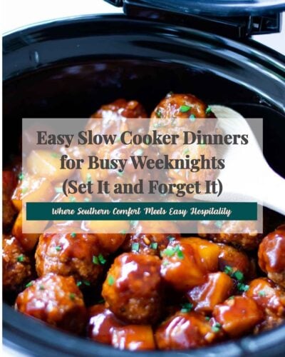 Easy Slow Cooker Dinners for Busy Weeknights (Set It and Forget It)