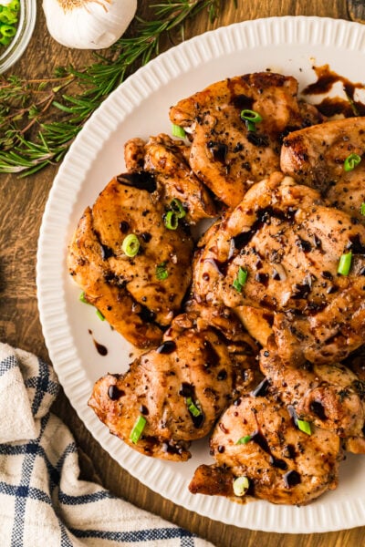 Balsamic Chicken Thighs – Grilled with Honey Marinade