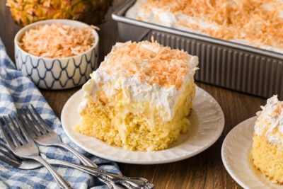 Pineapple Coconut Poke Cake
